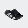 Badesandale ADIDAS SPORTSWEAR "LIGHTBLAZE ADILETTE", Gr. 46, schwarz-weiß (core schwarz, cloud weiß, cloud weiß), Synthetik, sportlich, Schuhe