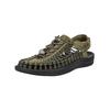 Sandale KEEN "Keen Wanderschuhe Textil", Gr. 44, grün (olive, schwarz), Textil, casual, Schuhe