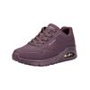 Sneaker SKECHERS "Skechers Sneaker Lederimitat", Damen, Gr. 42, rot (weinrot), Lederimitat, casual, Schuhe