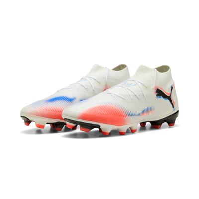 Fußballschuh PUMA "FUTURE 8 PRO FG/AG", Gr. 40, puma weiß, puma schwarz, glowing rot, Synthetik, sportlich, Schuhe, für Rasenplätze Image