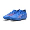 Fußballschuh PUMA "ULTRA 6 MATCH MG Fußballschuhe Jugendliche", Kinder, Gr. 30, ultra blau weiß glowing rot, Obermaterial: Synthetik, Textil; Futter: Synthetik, Textil; Innensohle: Textil; Laufsohle: Synthetik, Schuhe