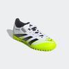 Fußballschuh ADIDAS PERFORMANCE "PREDATOR CLUB HOOK-AND-LOOP KUNSTRASENSCHUHE KIDS", Gr. 33, bunt (cloud weiß, core schwarz, lucid lemon), Synthetik, sportlich, Schuhe, geeignet für harte Untergründe Asche und Kunstrasen