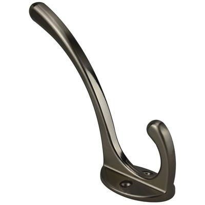 Ms Beschläge - Wandhaken Ausführung Edelstahl Optik Kleiderhaken Garderobenhaken aus Metall Image