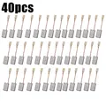 Balais de carbone pour moteur, 40 pièces/ensemble 6mm x 8mm x 14mm, pour perceuse électrique, meuleuse d'angle, remplacement de balais de carbone, accessoires pour outils électriques