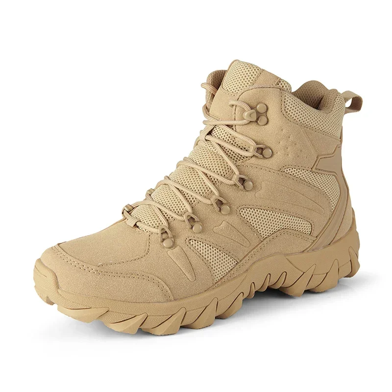 Männer High Top Stiefel Outdoor Wanderschuhe Wüste Stiefel Outdoor Arbeit Sicherheit Schuhe Stiefel Knöchel Schuhe männer Turnschuhe