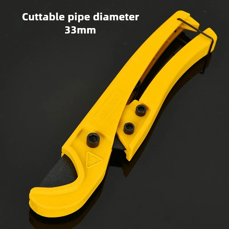 1 Stück PEX-Schneider, PVC-Rohrschneider, Schlauchschneider mit 33 mm Schnittkapazität, Schlauchschneider für PPR, PE, PP, Gummischläuche, Sanitärwerkzeuge Image