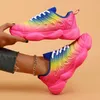 Rot Casual Sport Schuhe für Frauen Komfort Mesh Tennis Schuhe Licht Turnschuhe Frauen 2023 Neue Plus Größe 43 Student Vulkanisierte schuh