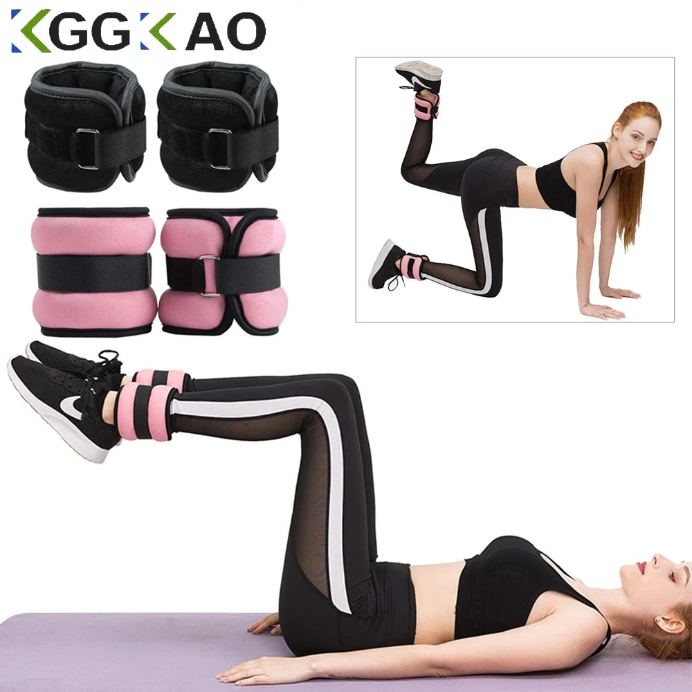 1 Paar verstellbare Knöchelgewichte für Damen und Herren, (0,5 kg/1 kg pro Packung), modulare Bein-Handgelenk-Gewichtsbänder für Yoga, Laufen, Fitnessstudio