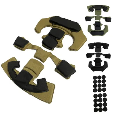 Upgrade stoßfeste Helm Liner Kissen Set Helme Innenpolster Kit Kopfbedeckung modifizierte Ersatzteile Ersatz Image
