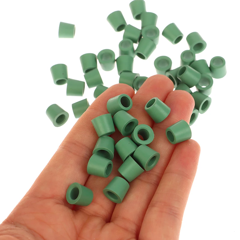 50 Stück grüne Klimaanlage 1/4 ''Lades ch lauch Ventil Dichtung verteiler Reparatur dichtung ssatz Ersatz Autozubehör Image
