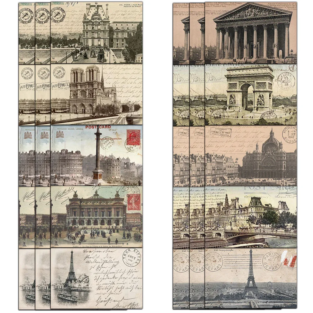 30/pcs Reise erinnerungen Serie Original Lesezeichen kreative Handbücher DIY dekorative Materialien Student Tags