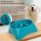 1pc Große Pet Liefert Hund Langsam Essen Anti-Erstickung Schüssel Knochen Candy Farbe Katze Haustier Slow Food Schüssel