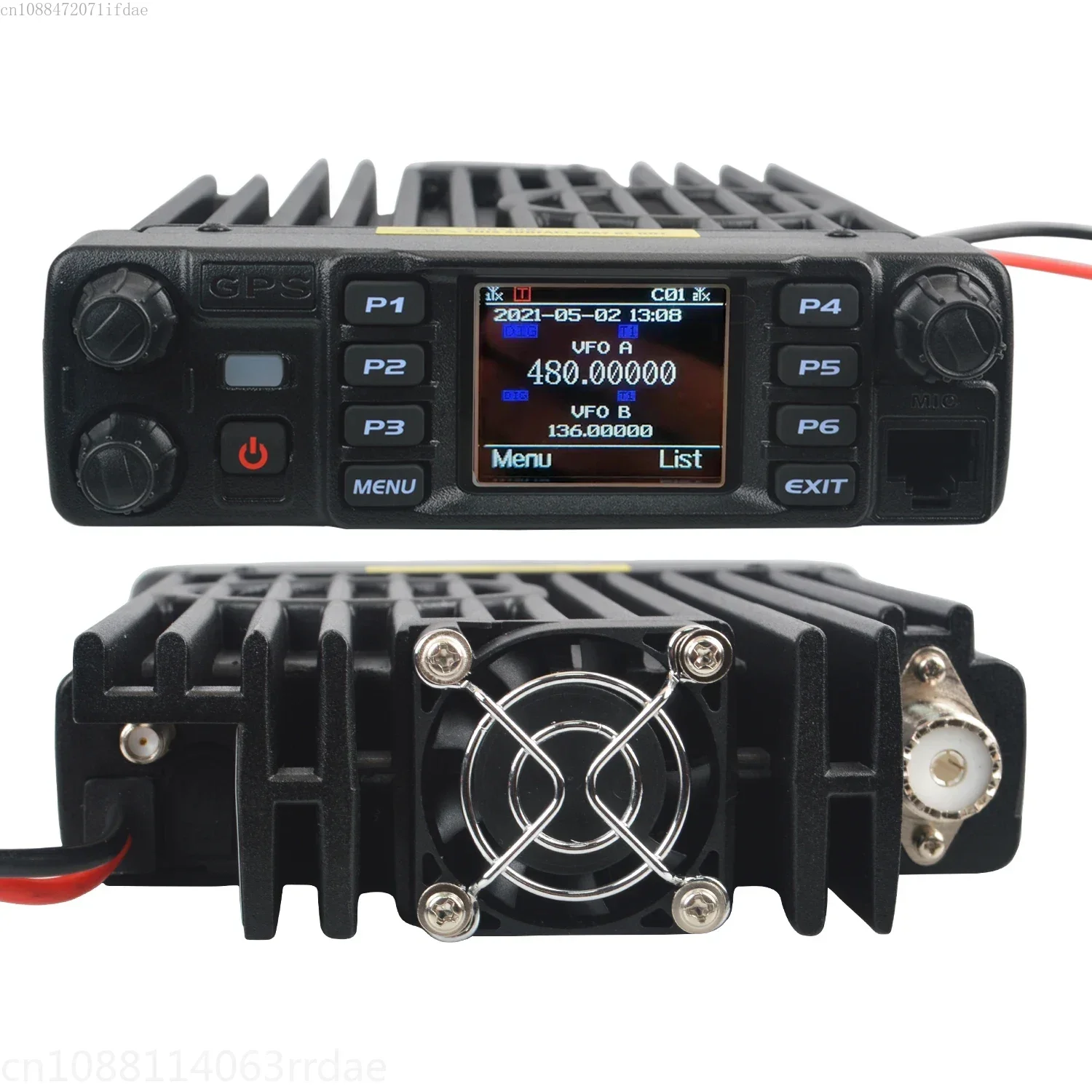 Anytone AT-D578UV Plus VHF UHF Air Band Empfangen GPS APRS Bluetooth PTT DMR Digitale Repeater Funktion FM Mobile Radio AES256 Image