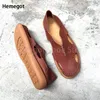 Hollow Out Flats Braun/Schwarz Leder Loafer Herrenschuhe Verschleißfeste, atmungsaktive, einfarbige Freizeitschuhe, handgefertigte Herrenschuhe