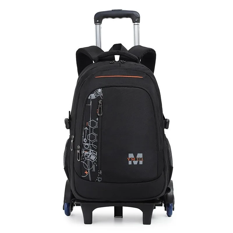 Sac à dos scolaire à roulettes sacs d'école avec roues sacs à dos à roulettes pour étudiants pour garçons sac de chariot d'école pour enfants étanche