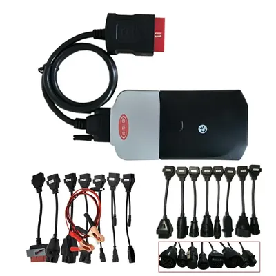 2020.23 VD DS150E CDP Bluetooth for Tnesf Delphis Orpdc Diagnostic Tools OBD2 Scanner+8 Car Cables+8 Truck Cables