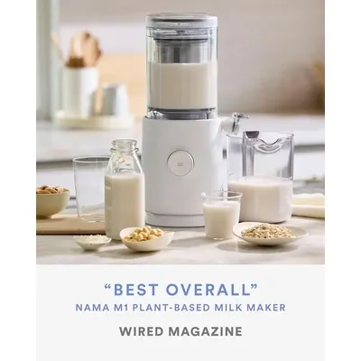Authenticity guarantee.M1 Plant Milk Maker – Homemade Oat, Seed, & Nut Milk Maker Machine – Smooth, Creamy Texture Barista Quali