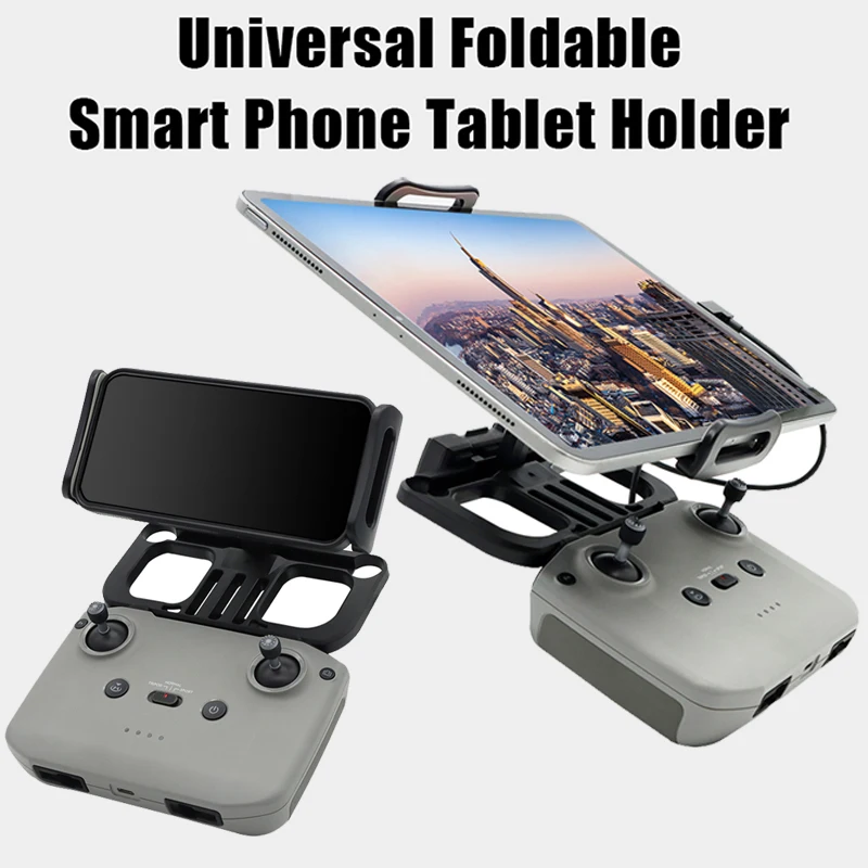 Clip di supporto per tablet per DJI Mini 2/3 Pro/SE Mavic 2/Pro/Air 2/2S/Mavic MINI Staffa di estensione del telecomando Accessori per droni