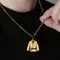 Tiki 2025 Trend Necklaces Fashion Taekwondo Boxing Gloves Solid Color Pendant Men