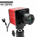 WGWK 4K Mini POE Telecamera IP 3/4/5/8MP Protezione di sicurezza Webcam 4/6/8/12/16mm Obiettivo con messa a fuoco fissa Telecamera Onvif di rete industriale