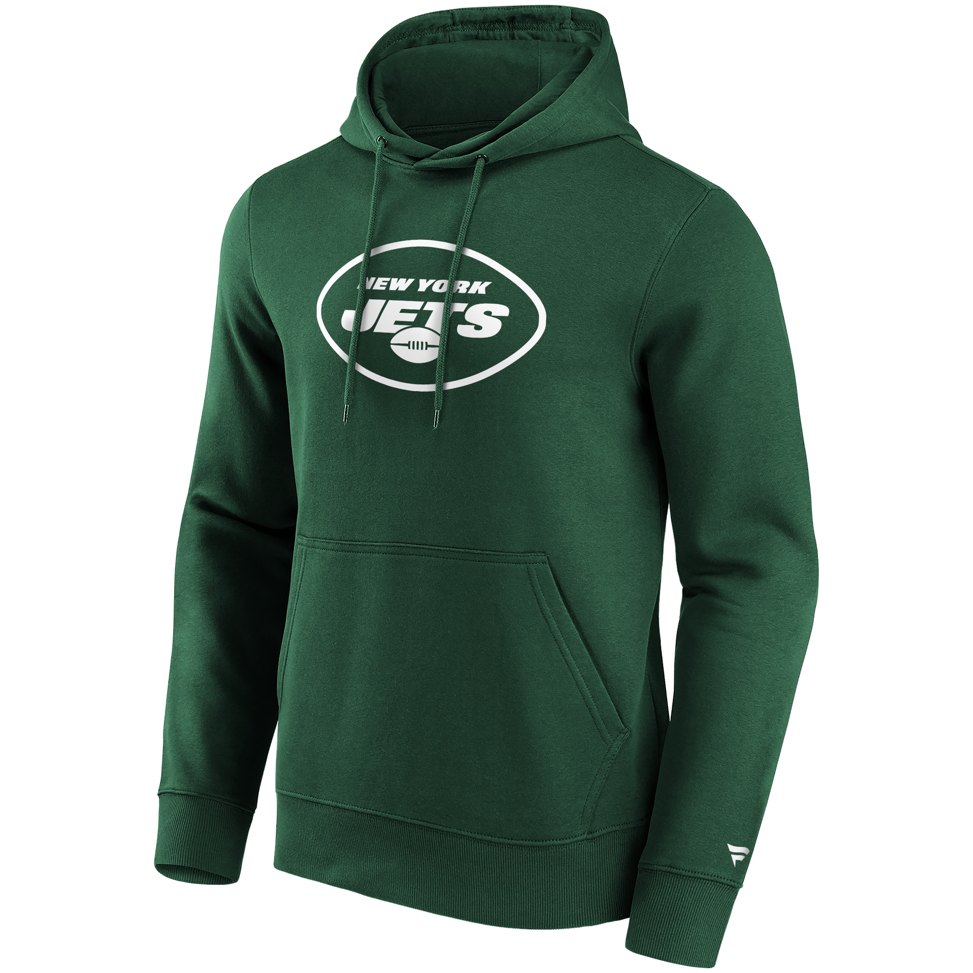 Kapuzenpullover FANATICS "Fanatics Hoodie New York Jets Primary Logo Graphic", Damen, Gr. XL, grün, 80% Baumwolle, 20% Polyester, Pullover Kapuzenpullover
