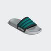 Badesandale ADIDAS SPORTSWEAR "SHOWER ADILETTE", Gr. 46, core schwarz, pure teal, grau two, Synthetik, sportlich, Schuhe