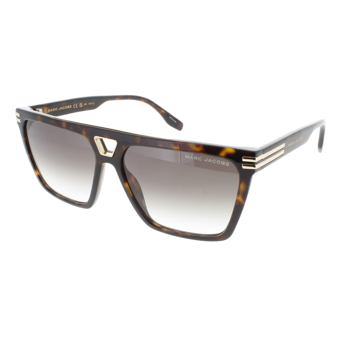 Marc Jacobs – Sonnenbrille mit eckigem Rahmen in Havannabraun Image
