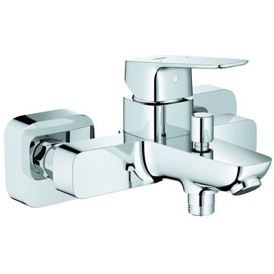 Cubeo Einhand-Wannenbatterie Chrom, Wandmontage mit S-Anschlüssen und Wandrosette - Grohe Image