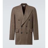Sharp Db Linen And Cotton Blazer
