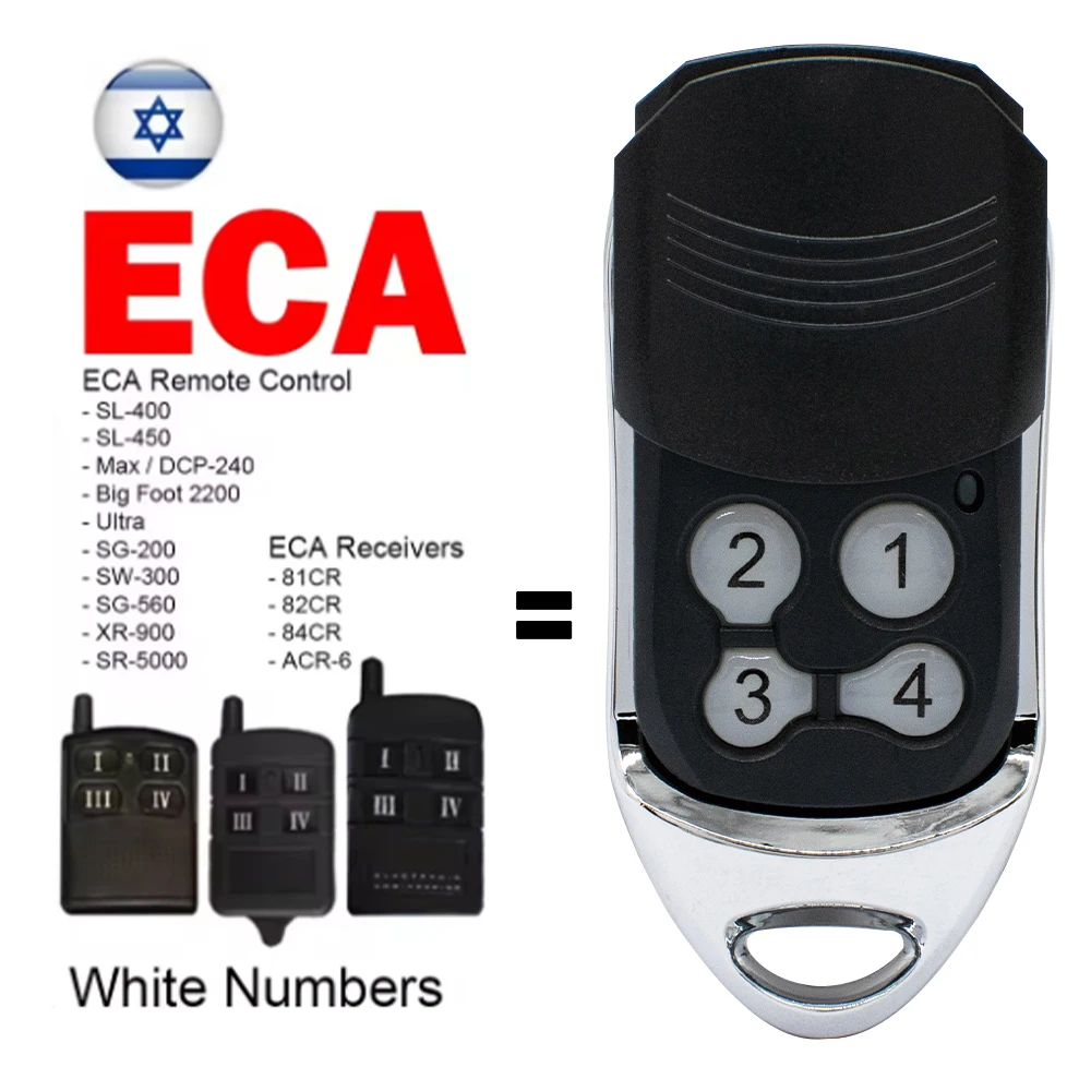 ECA Garagentor-Controller für 81CR 82CR 84CR ACR-6 433,92 MHz Fernbedienung Rolling Code Command Handsender Image