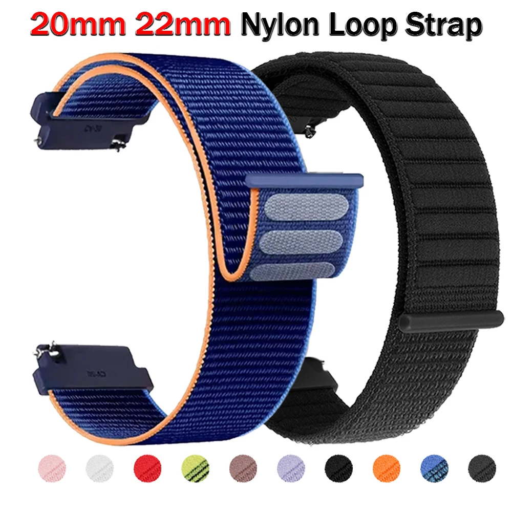 20mm 22mm Nylon Strap Für COLMI P60 P68 P73 P71 P81 C81 M42 P82 V70 Armband Armband Für Huawei uhr 5 4 Pro GT 5 4 3 Correa Image