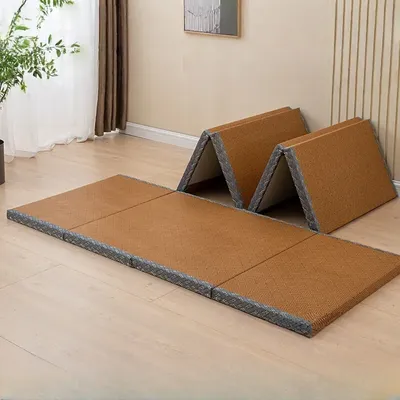 Rattan Carpet Foldable Japanese Tatami Mat Filled in Coconut Fiber Japan Apartment Bedroom Sleeping Flooring Futon Mattress