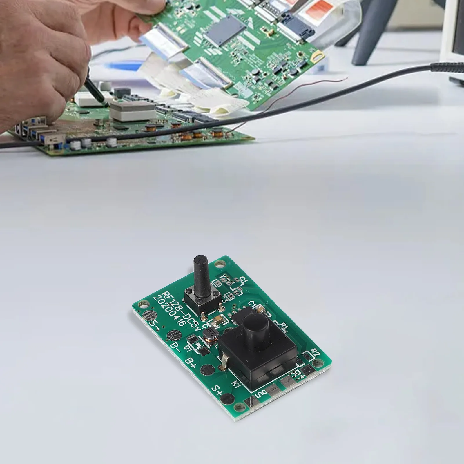 1Pcs 1,2 V Solar Licht String Platine Mit Schalter Controller Solar Licht String Control Board Solar-powered beleuchtung System