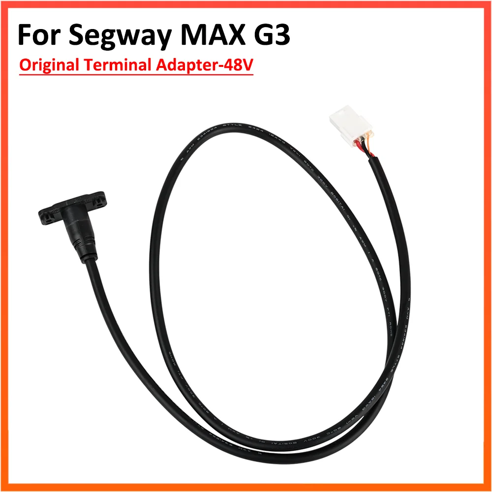 Original Terminal Adapter Lade Port Für Segway MAX G3 Elektrische Roller Ladegerät Kabel Linie Teile Image