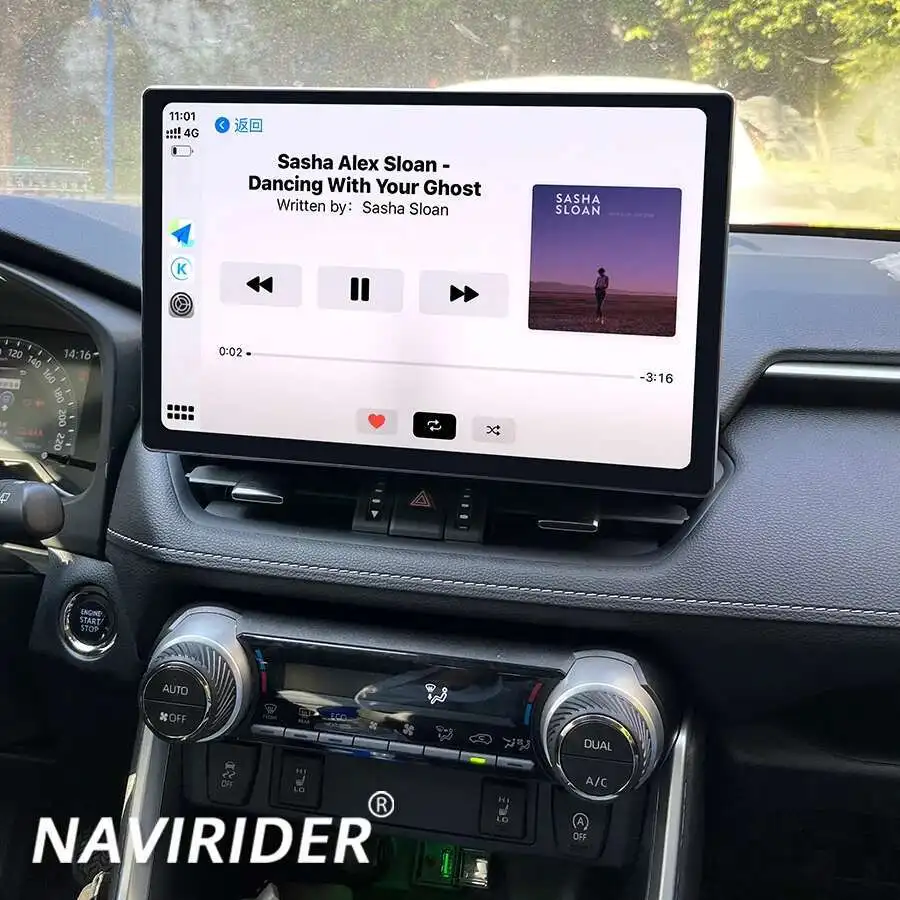 Android 14 Carplay Auto Für Toyota RAV4 5 XA50 2018 2019 2020 2021 2022 2023 Multimedia Auto Radio Player WIFI + 4G DSP 2DIN Stereo Image