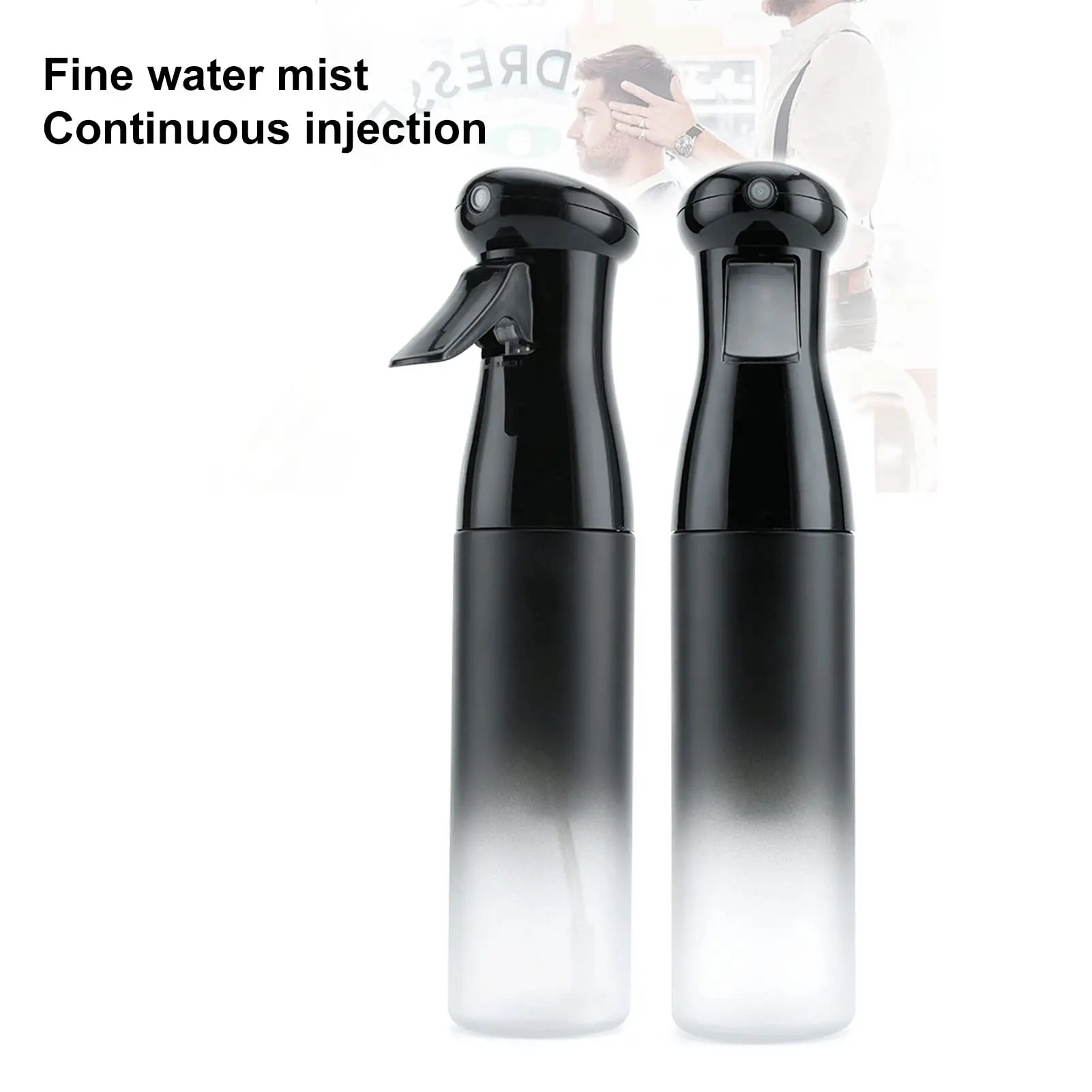300 ml Spray Nebel Flasche Wiederverwendbare Barber Spray Flasche Hairstyling Kontinuierliche Hautpflege Sprayer Leere Ultra Feine Kunststoff Flasche Image