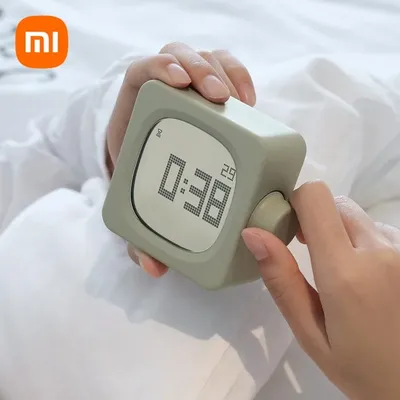 Xiaomi Muid Alarm Clock Timer USB Charging Multifunctional Bedroom Bedside Adjustable Backlight Smart Small Block Alarm Clock
