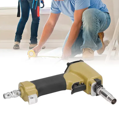 Air Pushpin Gun Air Thumbtack Tool Pneumatische Thumbtack Gun Air Power Dekorative Nagler Trim Finish Pin Gun Tool 4-7kgf/cm3
