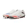 Fußballschuh PUMA "FUTURE 8 MATCH FG/AG Low Fußballschuhe Erwachsene", Gr. 47, weiß schwarz glowing rot, Obermaterial: Synthetik, Textil; Futter: Synthetik, Textil; Innensohle: Textil; Laufsohle: Synthetik, Schuhe
