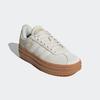 Sneaker ADIDAS SPORTSWEAR, Gr. 40,5, aluminium, core weiß, gum10, Leder, Synthetik, sportlich, Schuhe, Design auf den Spuren des adidas Gazelle Bold