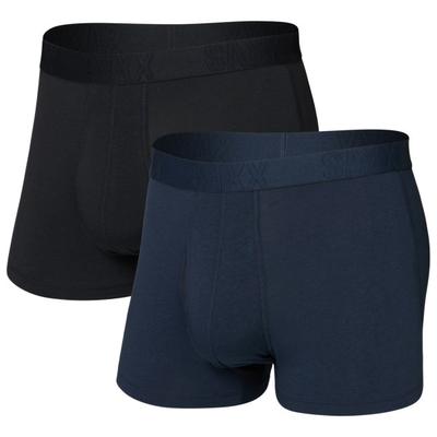 Saxx - Droptemp Cooling Cotton Trunk Fly 2-Pack - Alltagsunterwäsche Gr M blau/schwarz Image