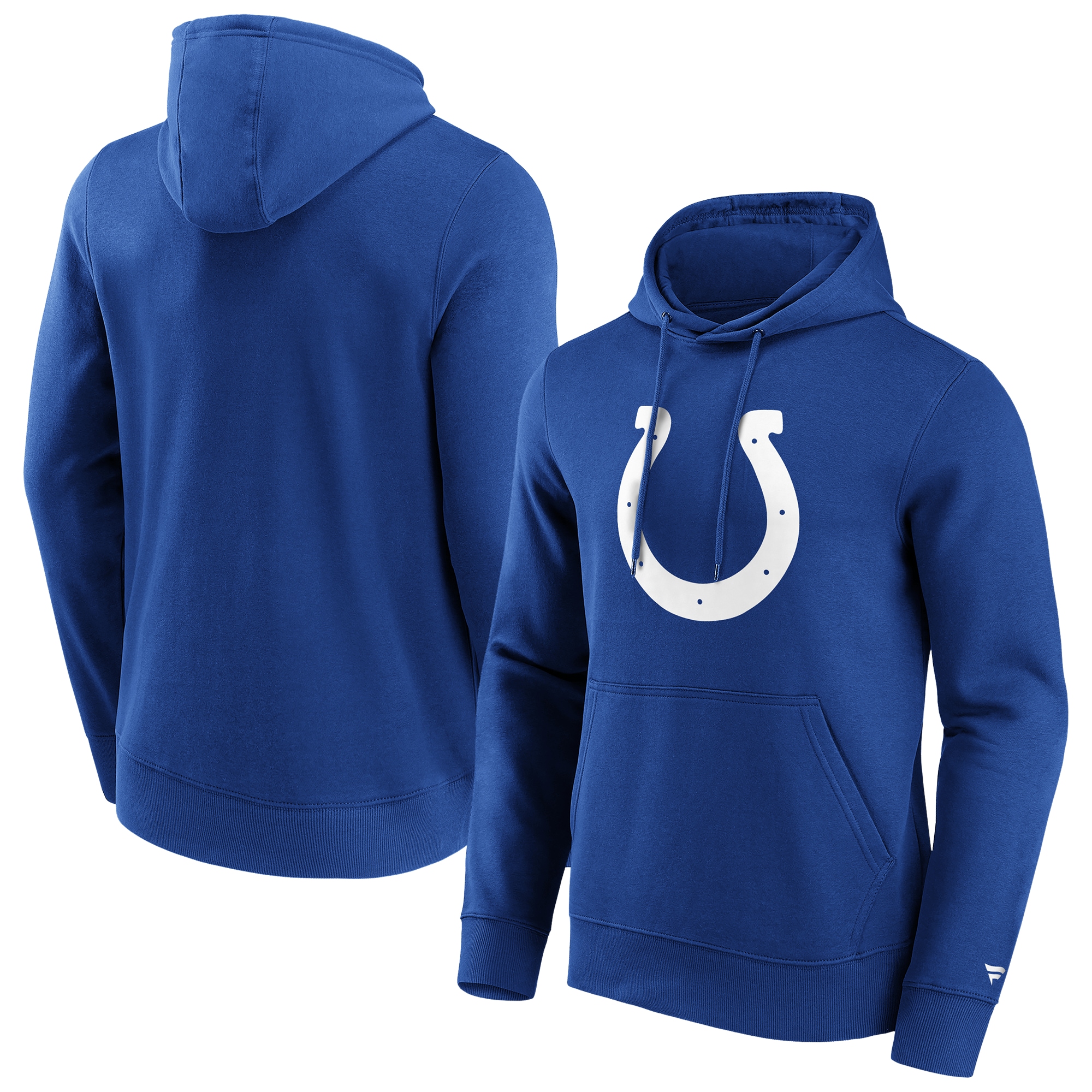 Kapuzenpullover FANATICS "Fanatics Hoodie Indianapolis Colts Primary Logo Graphic", Herren, Gr. L, blau, 80% Baumwolle; 20% Polyester, Pullover Image