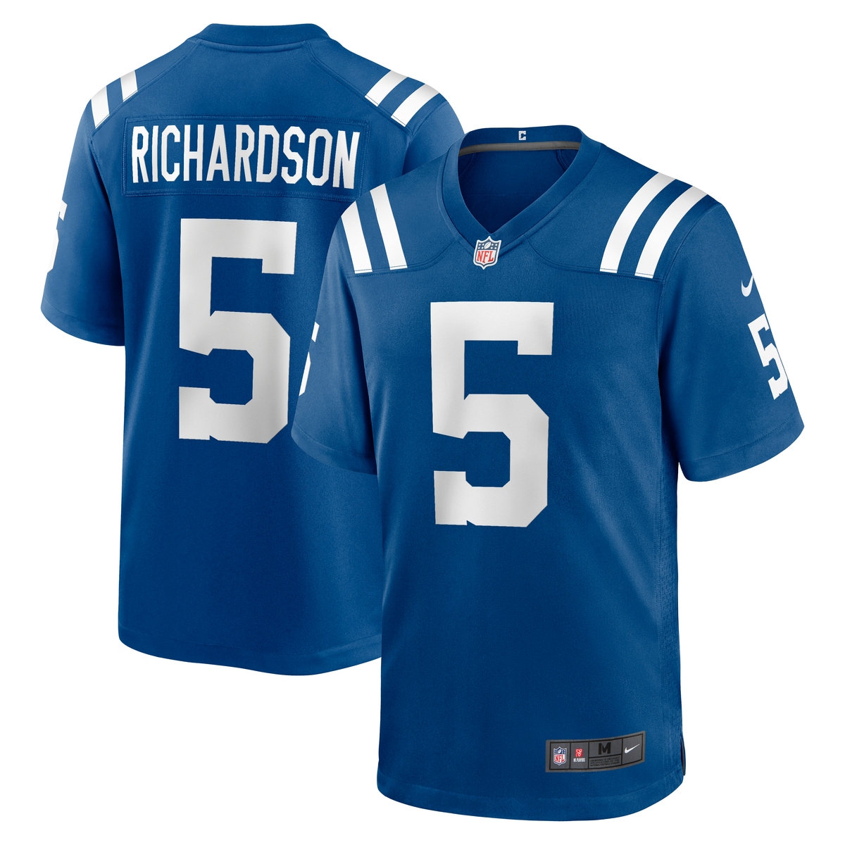 Footballtrikot NIKE "Nike Trikot Indianapolis Colts NFL Home Jersey Richardson 5", Herren, Gr. L, blau (mehrfarbig), 100% Polyester, Trikots