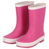 Gummistiefel APOLLO "KINDER STIEFEL", Kinder, Gr. 33/34, pink (fuchsia), Obermaterial: 100% Gummi, unifarben, casual, Schuhe, Regenschauer ist kein Hindernis