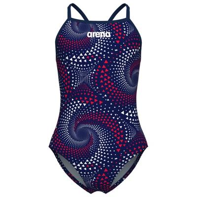 Arena - Girl's Fireflow Swimsuit Lightdrop Back - Badeanzug Gr 140 blau Image