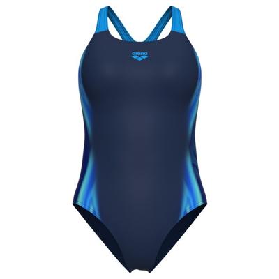 Arena - Women's Two Sides Swimsuit Swim Pro Back - Badeanzug Gr 44 blau Image