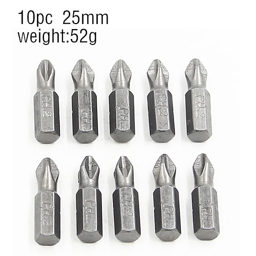 Anti-Rutsch-Magnetkopf Kreuz hohe Härte Handbohrer Schraube Elektroschrauber 25 50 70 90 100 125 150 mm ph2 Image