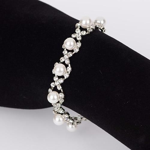 Damen Armband Tropisch Kostbar Elegant Luxus Legierung Armband Schmuck Silber Für Party
