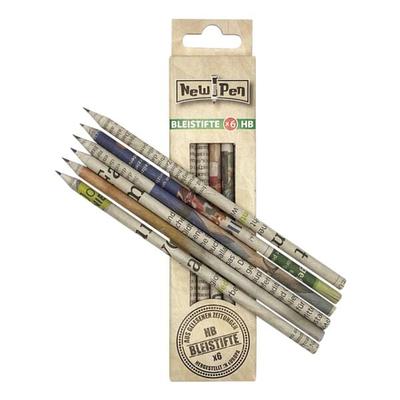 OTTO Office 6er-Pack Bleistifte »NewPen Eco Zeitungsoptik« HB Image