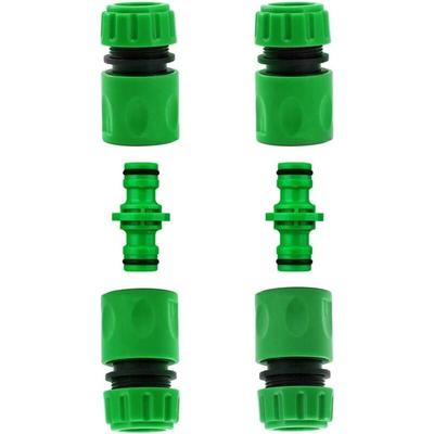 Tigrezy - 2 x doppelte männliche Schlauchverbinder und 4 x Schnellverbinder für Schlauchleitungen, Image